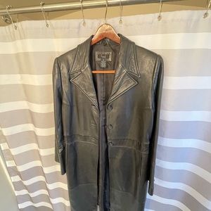 Frenchi Leather Trench size Medium